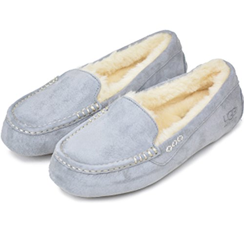 UGG アグ アンスレー モカシン Ansley ムートン スリッポンSTYLE# 3312 (7(24cm), LIGHT.GREY) [並行輸入品]