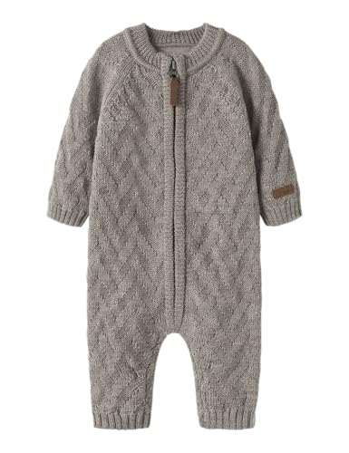 NAME IT Nbnwruni Wool LS Knit Suit, Satélite, 68 Unisex Adulto