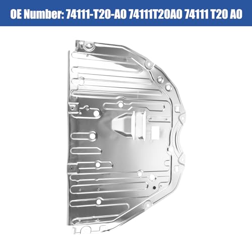 Image of Engine Splash Shield Guard Compatible with Honda Civic 2022 2023, Engine Case Guard Under Car Shield Cover OEM 74111T20A0 74111-T20-A00 Engine Splash Guard