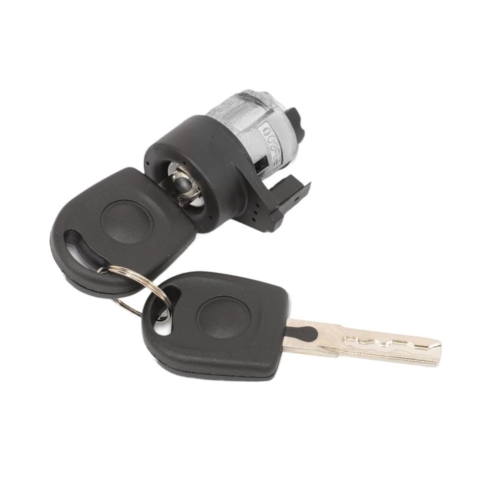 Hzsmyxgs One Color Car Lock Barrel 3B0905855c Compatible With Vw For Golf Iv 1998–2003 For Beetle For Polo 9N Car Ignition Lock Cylinder Lock Starter Barrel With 2 Keys