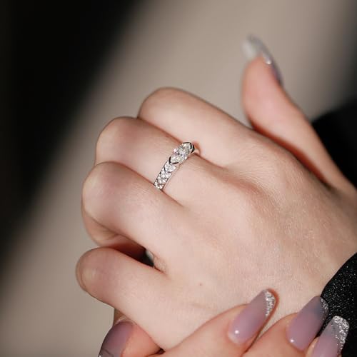 Moissanite Engagement Ring Marquise Cut 1 Carat Moissanite D Color VVS1 S925 Sterling Silver Eye of Horus Ring Promise Women's Wedding Ring Certificate4