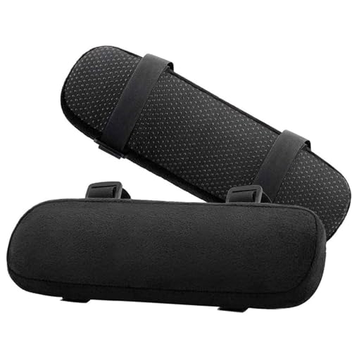 JOYOLA 2 Pcs Office Chair Arm Pads, Armrest Pads, Thick Office Chair Arm Covers, Armrest Pillow, Elbow Support Rest Cushion for Wheelchair Computer Gaming and Desk Chairs for Elbow Relief Ergonomic