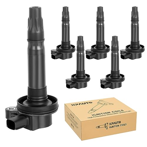 Ignition Coil Pack Replacement for 3.5 3.7 V6 Ford Edge Explorer F150 Flex MKS MKT MKZ, Mazda 6 CX-9 2007 2008 2009 2010 2011 2012 2013 2014 2015 2016 3.7L 3.5L, UF553 DG520, Pack of 6 by NPAUTO - Used condition - US$55.55