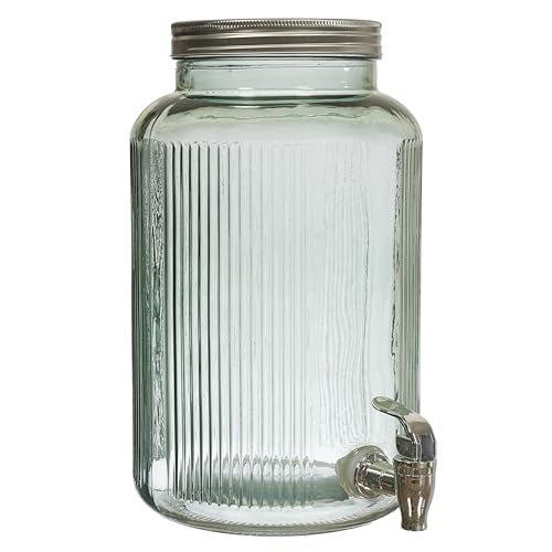 Miniatura 3 de Cook Concept - Ka0495, Fuente De Vidrio De Color 5l Para Bebidas Y Aperitivos, Diseñada Para Cócteles, Cervezas Y Zumos - Ideal Para Fiestas Y Eventos - 5l