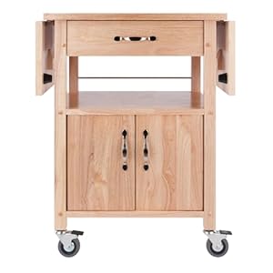 Winsome Wood Drop-Leaf Kitchen Cart Winsome Wood Drop Leaf Kitchen Cart