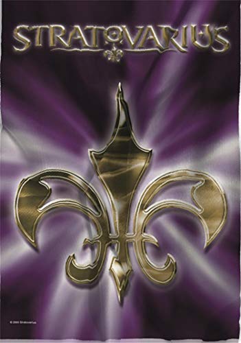 Heart Rock Flag Original Stratovarious Purple coronalily, Fabric, Multicoloured, 110 x 75 x 0.1 cm, Multi-coloured, 110x75x0.1 cm - Image 2