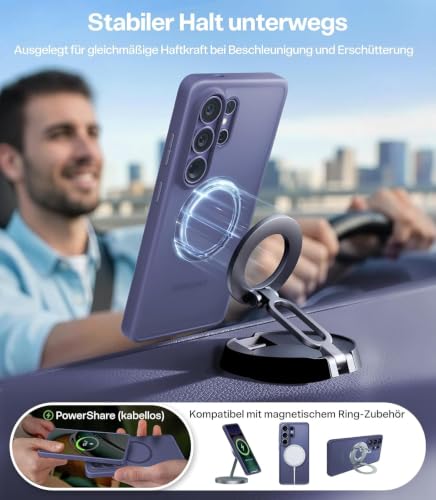 TORRAS Guardian-Mag Hülle für Samsung Galaxy S26 Ultra, Lila – Ansicht 4