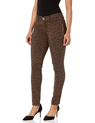 Democracy Women s Ab Solution Petite Side Zip Jegging, Chocolate, 16P