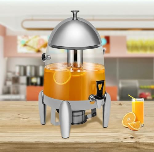 Distributeur de boissons chaudes électrique en acier inoxydable avec couvercle épais robuste