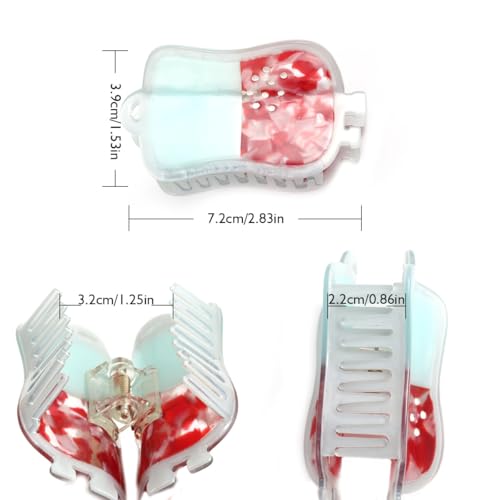 Blood Bag Claw Hair Clip Personalized Acetate Hair Claw Fit for Women Personalized Blood Bag Claw Hair Clip Funny Girls Gift