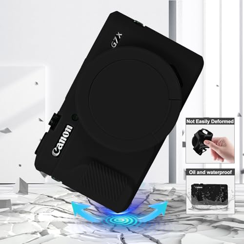 Funda de silicona para cámara Canon G7X Mark II miniatura 2