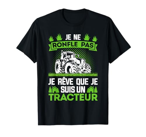 Cadeau De l'Agriculteur Et du Tracteur T-Shirt