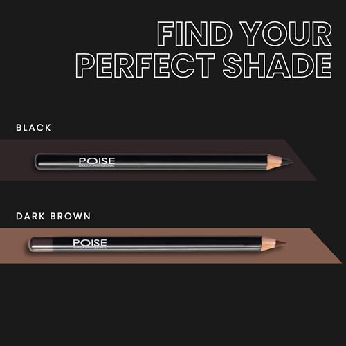 Lápiz delineador de ojos negro POISE Makeup miniatura 5
