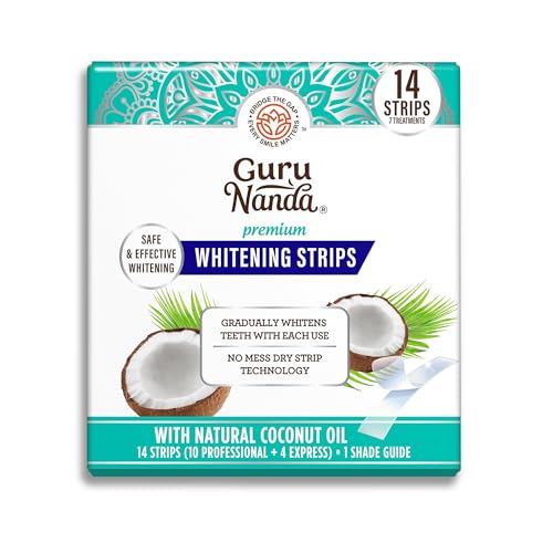 Zimba Teeth Whitening Strips Vegan Whitening Strip Enamel Safe Teeth Whitening Hydrogen Peroxide Teeth Whitener for Coffee, Wine, Tobacco, and Other Stains, 28 Strips (14 Day Treatment), Mint