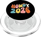 Photo Gallery howdy 2026 divertente 2026 nye festa di capodanno groovy popsockets popgrip per magsafe Photo Gallery howdy 2026 divertente 2026 nye festa di capodanno groovy popsockets popgrip per magsafe