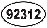 US Decal, Inc. Number 92312 Oval Sticker