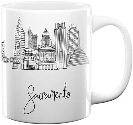 Miniatura 24 de TJ Originals - Taza de café de San Francisco, regalo de taza de café de recuerdo de viaje turístico, taza de cerámica Skyline de 11 oz, taza
