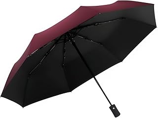 [COVANK]【全自動開閉】折りたたみ傘 8骨強化耐風構造 ビジネス男性向け 軽量コンパクト設計(0.35kg) 晴雨両用 高密度ブラック デザイン 贈答品対応