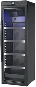Expositora Cervejeira Venax Expvqcb 200l Craft Beer Porta Com Vidro Duplo Preto Fosco 127v 32538