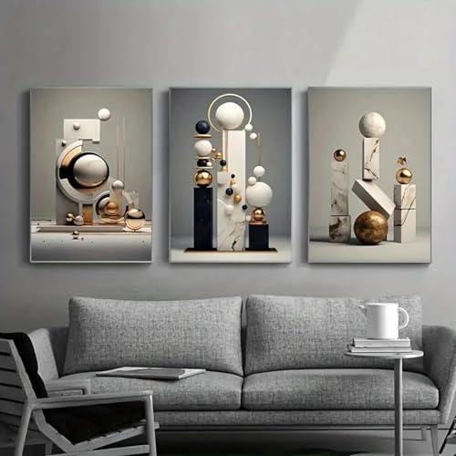 Sphères géométriques tridimensionnelles pour sublimer le design de votre salon