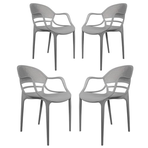 Image of DIYA Sunset Waiting Area Chair | Heavy Duty Plastic Arm Chair