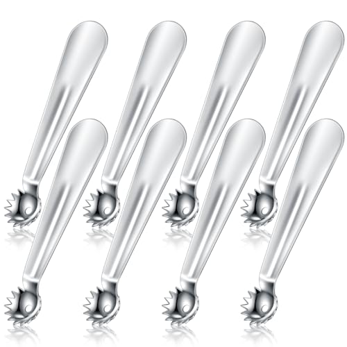 Baderke 8 Pcs Strawberry Huller Tomato Corer Scooper Stainless Steel