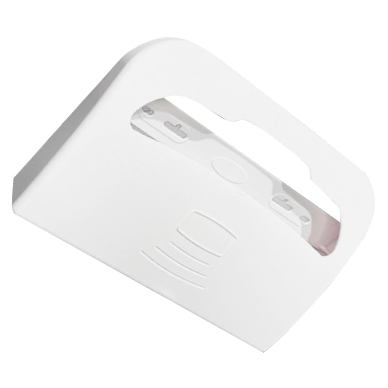 LABRIMP Toilet Seat Cover Dispenser Toilet Seat Cover Organizer Toilet Seat Cover Paper Holder White Abs Toilet Seat Holder