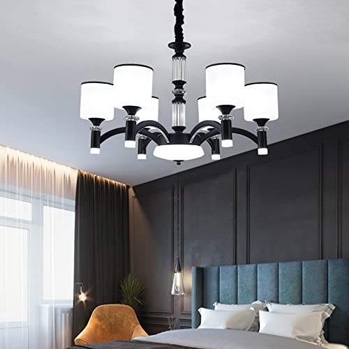 Chandelier 6 8 10 15 heads minimaliste de luxe pour plafond de salle à manger Lilhy