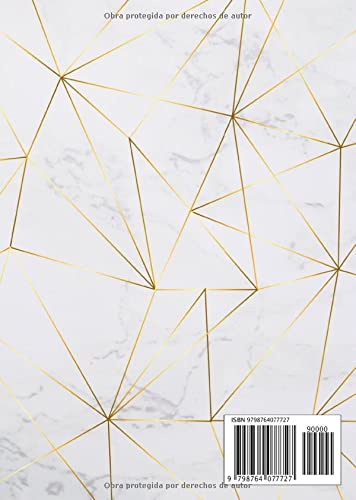 Miniatura 2 de 2022 Agenda 2022 A5 semanal, Organiza tu día, enero a diciembre 2022, español, diseño de mármol (Spanish Edition)