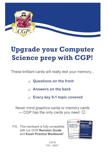 GCSE Computer Science OCR Revision Question Cards (CGP GCSE Computer Science 9-1 Revision) (CGP OCR GCSE Computer Science)