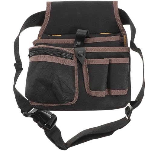 Toddmomy Bolsa de Herramientas para Cinturón Resistente para Electricistas con Múltiples Bolsillos Grandes para Carpinteros y Técnicos Organizador de Cintura Multifuncional y Duradero