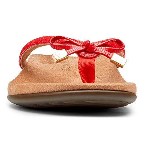 Image of Vionic Women's Rest Bella Toe Post Sandal- Supportive Ladies Orthotic Sandals that include Three Zone Comfort with Arch Support- Flip Flop for Ladies, Medium and Wide Width Size 5-12