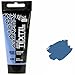 Produktbild Krevo Art Stoffmalfarben Stofffarben Waschfest Textilfarbe jeans blau Acrylfarbe Wasserbasis | 60ml Tube | Textilfarbe waschmaschinenfest zum Fixieren | Intensiv deckend für helle und dunkle Stoffe