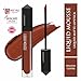 Love Earth Liquid Mousse Lipstick - Matte Finish | Lightweight, Non-Sticky, Non-Drying,Transferproof, Waterproof | Lasts Up To 12 Hours With Vitamin E And Jojoba Oil - (6 ml, Spanish Coffee)