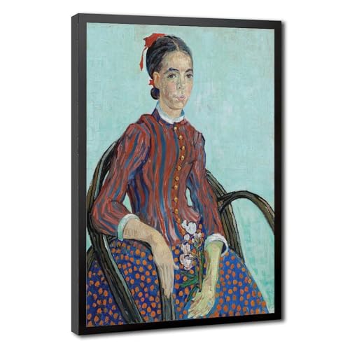Toile Van Gogh La Mousme 20x30cm pour habiller un mur vide sans percer