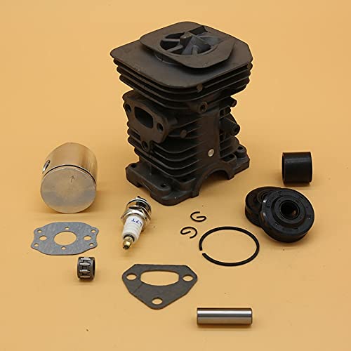 38MM &40MM pierścień tłokowy cylindra uszczelka olejowa świeca zapłonowa zestaw do silnika nadające się do Husqvarna 141 142 136 137 części silnika do piły łańcuchowej gazu (Size : HUS142 40MM)