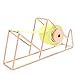 Gullor Desktop Tape Dispenser, Wire Metal Creative Tape Holder, Style A (Rose Gold)