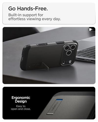 Image of Spigen Tough Armor MagFit for iPhone 17 Pro Max Case, Gunmetal