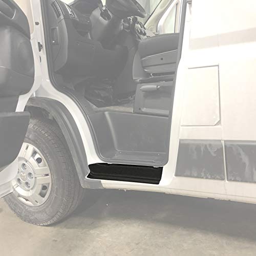 Red Hound Auto Door Entry Guard Scratch Shield Compatible with Dodge Ram Promaster 1500 2500 3500 2014-2019 2 Door 2pc Custom Fit Door Sill Scuff Paint Protector