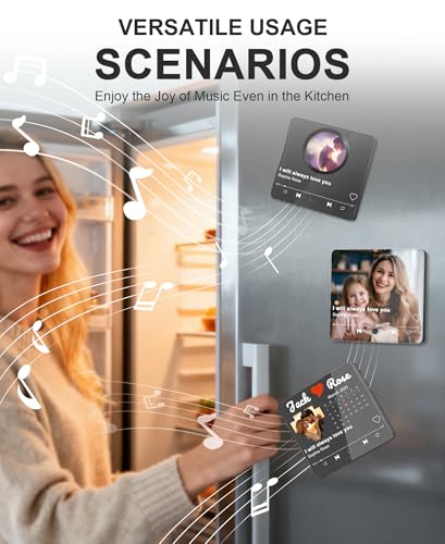 Imán musical personalizado para refrigerador miniatura 5