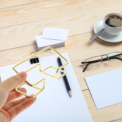 Image of Climberty 1Pcs Visiting Card Holder for Men, Business Card Holder for Desk, Business Card Holder Display Stand, Modern Business Card Organizer, Desktop Business Card Holders (Gold)