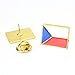 WKqifeil 5 stücke Tschechische Flagge Abzeichen broschen pin Magnete kleine Abzeichen USA Deutschland Russland länder länder