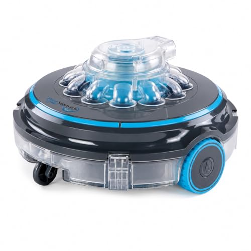 Pool Stomach 65 Cordless Robotic Pool Cleaner for Above Ground & Inground Pools, Automatic Pool Vacuum Robot with Dual Filtration, Self-Parking, 75-Min Runtime, Picks Up Leaves, Sand, Silt & Debris