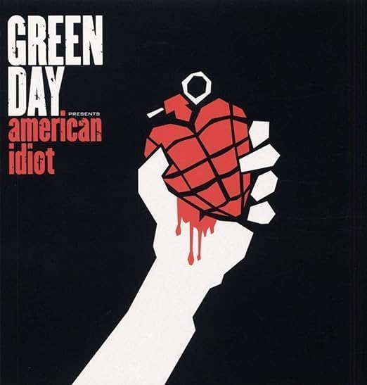 American Idiot por Green Day, capa do álbum