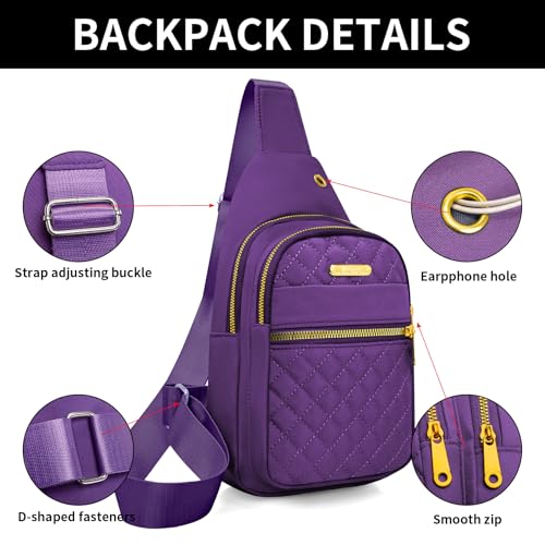 Image of Aisijimo Small Sling Bag For Women Men Casual Crossbody Sling Backpack | Small