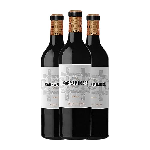 Carramimbre Ribera del Duero Reserva 75 cl Vino tinto (Caja de 3 Botellas de 75 cl)