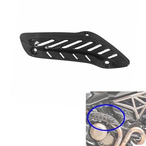 Cubierta de escape para Monster 1200S protector térmico con acabado de alta resistencia 2