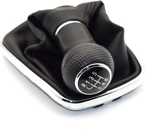 Car Gear Shift Knob for VW for Golf 4 IV MK4 for GTI R32 for Bora MT 23mm 5/6 Speed Car Gear Shift Knob Lever Shifter Gaitor Boot Gear Shifter Knobs(5 Speed E)