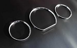 Chrom Tachoringe für Mercedes E-Klasse CLK