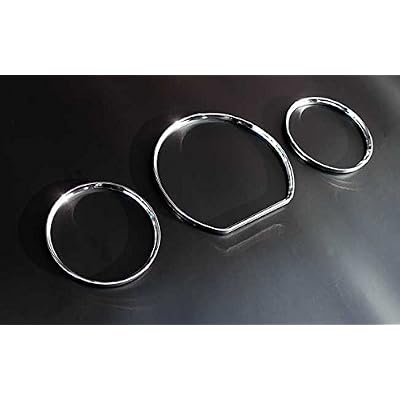 Chrome Speedometer Rings For Mercedes W140 / R129 - Snap-In Installation 8 thumbnail image
